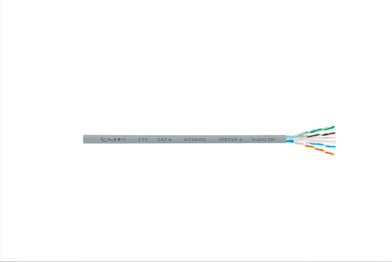 comprar cable de la chaqueta Cat5e F UTP del PVC LLDPE de la frecuencia de la transmisión 100MHz online manufacture